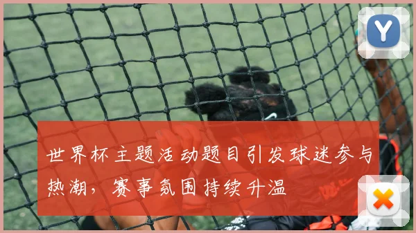 世界杯主题活动题目引发球迷参与热潮，赛事氛围持续升温